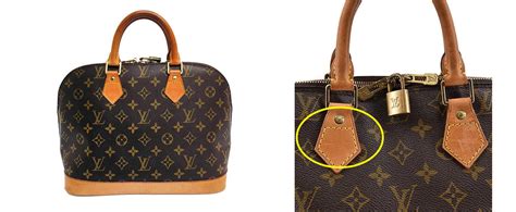 how do you tell fake louis vuitton alma bat|how to check for false louis vuitton.